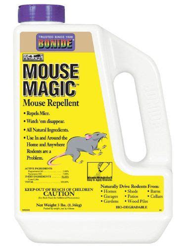Say Goodbye to Mice Infestations with Bonide Mouse Magic Repellent